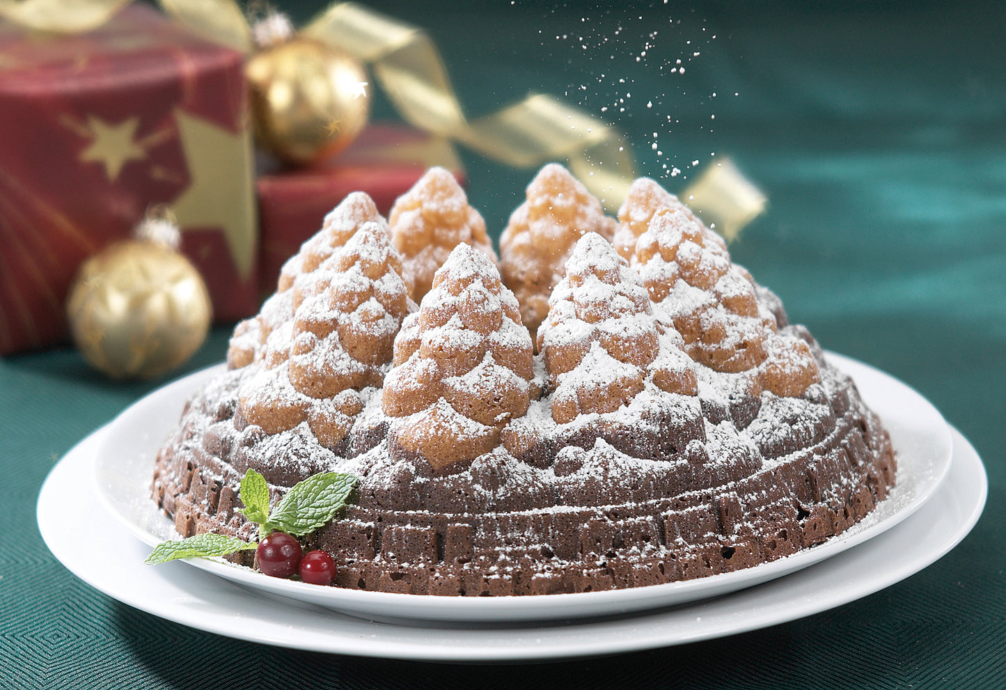 Gugelhupfform Tannenbäume Pine Forest Bundt Pan