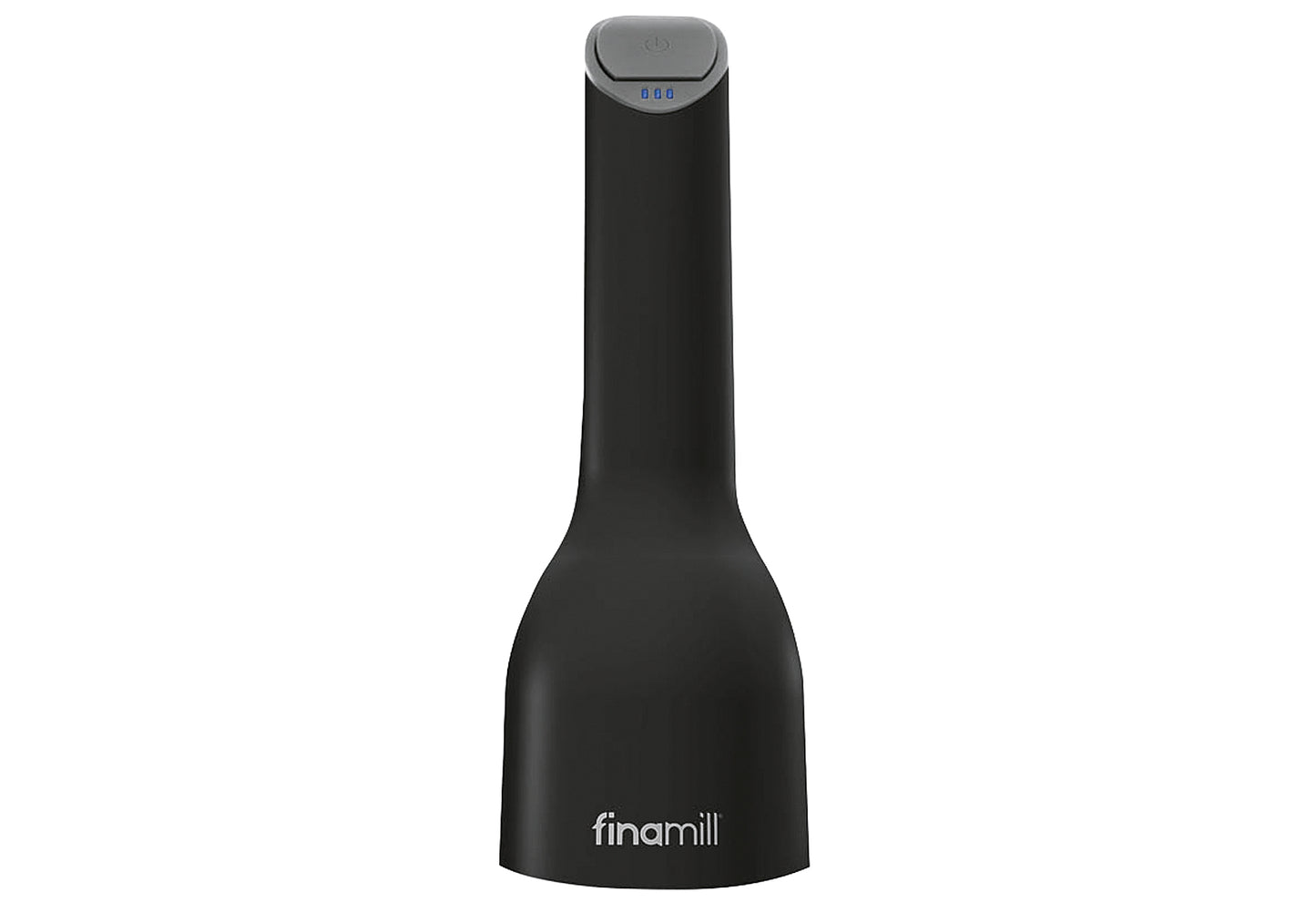 Gewürzmühle midnight black mit zwei FinaPod Pro Plus wiederaufladbar