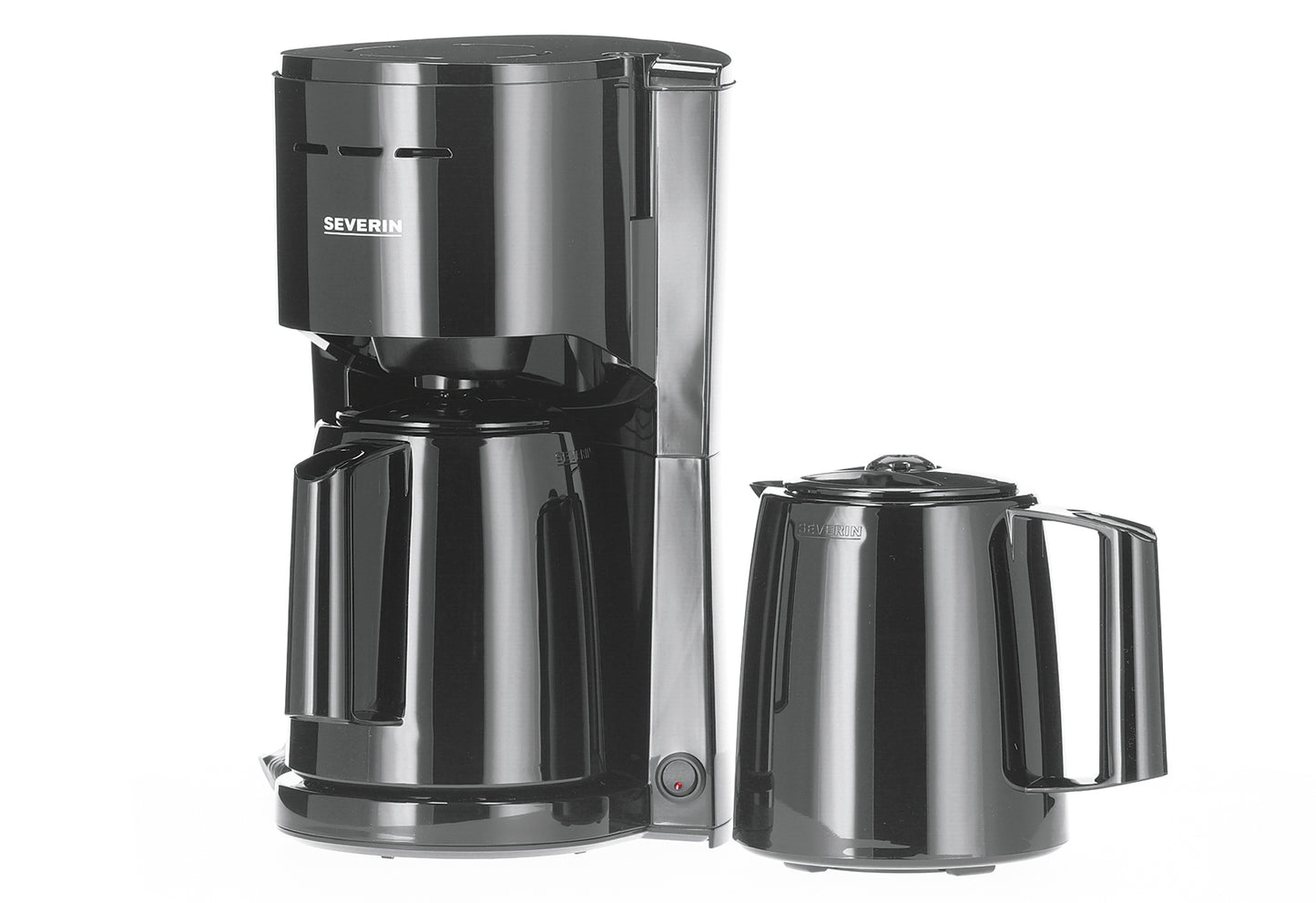 Filterkaffeemaschine KA9307 1000W 8 Tassen mit 2 Thermokannen schwarz
