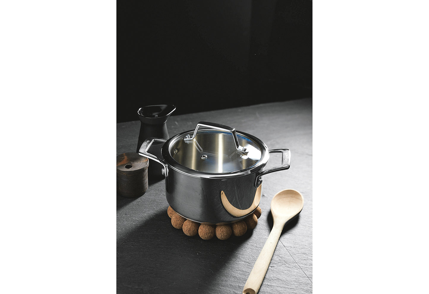 Kochtopf mit Glasdeckel 1,5l 16cm Profi Gourmet