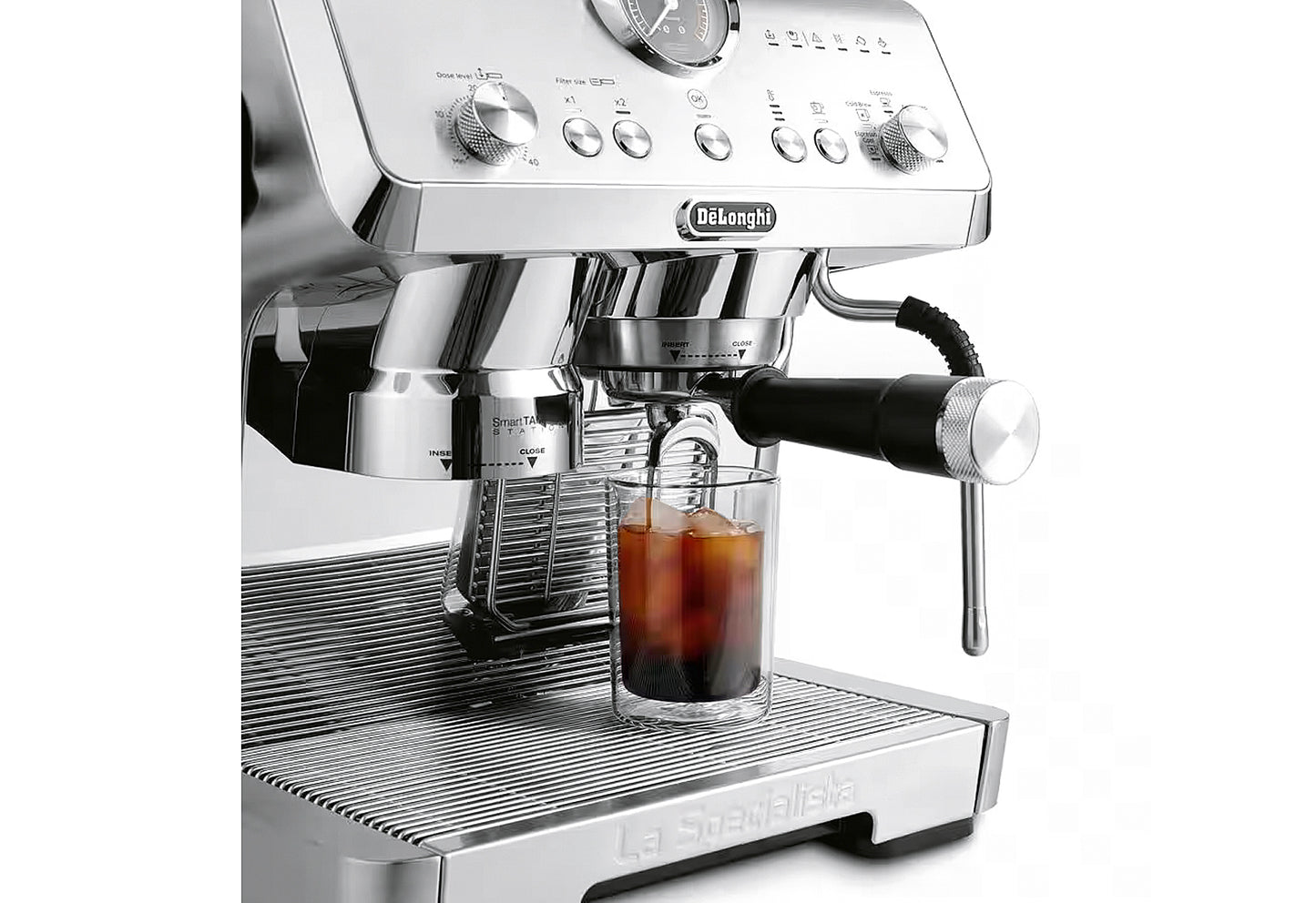 Espresso Siebträger EC9555 La Specialista Opera silber