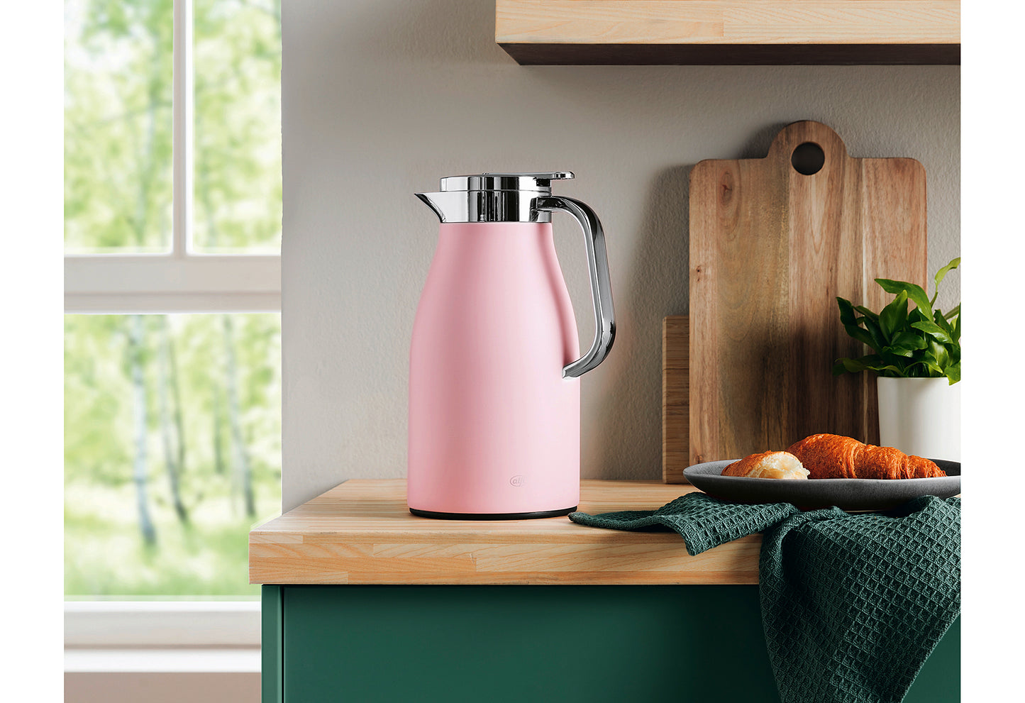 Isolierkanne Skyline pastell rosa matt 1,00l