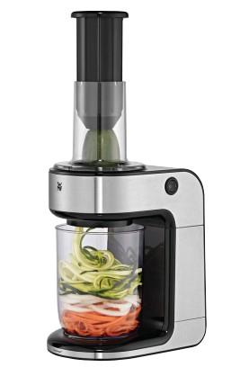 Spiralschneider Kult X Auffangbehälter (1,25 l) 80 Watt Cromargan matt