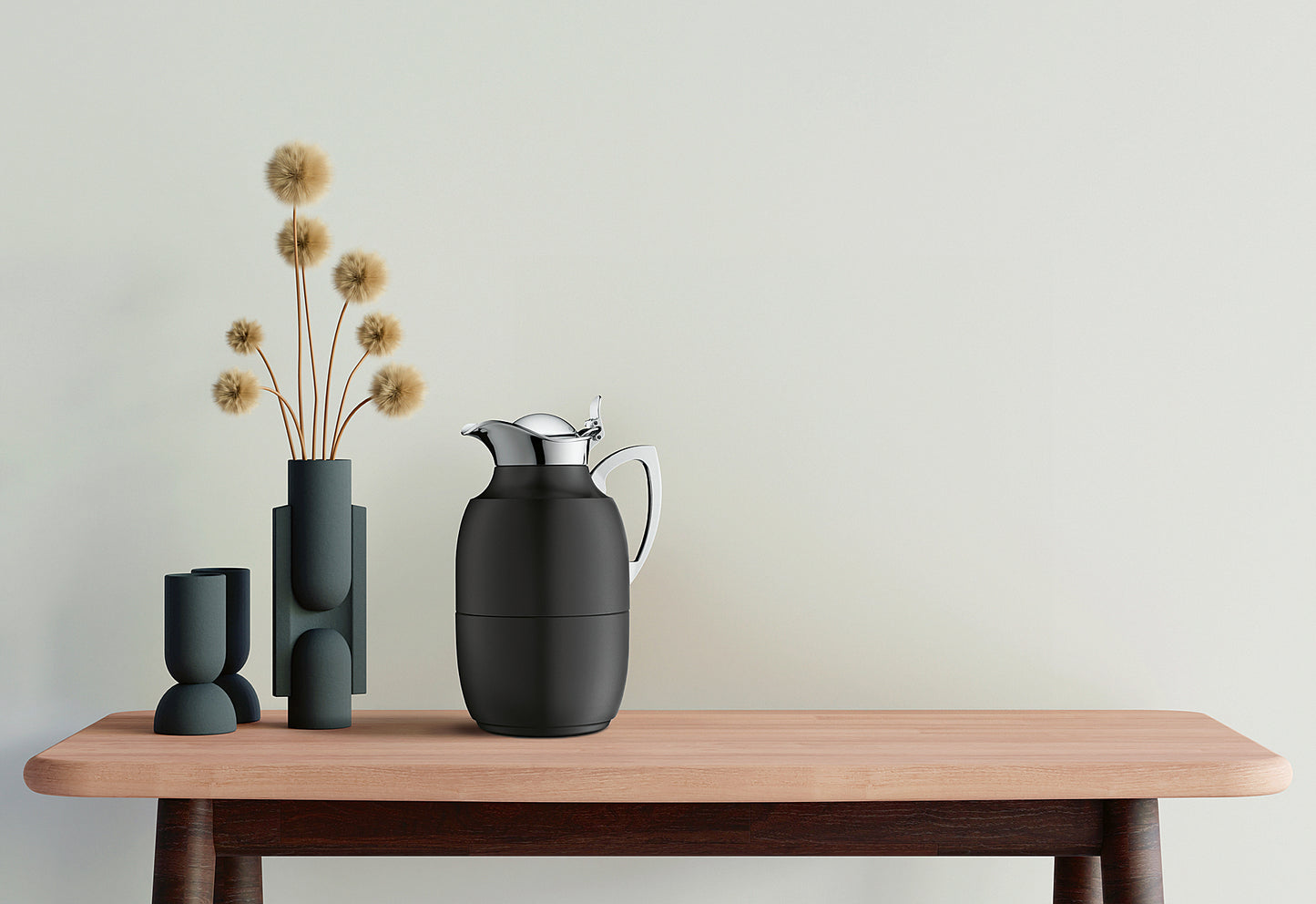 Isolierkanne Juwel satin black matt 1l