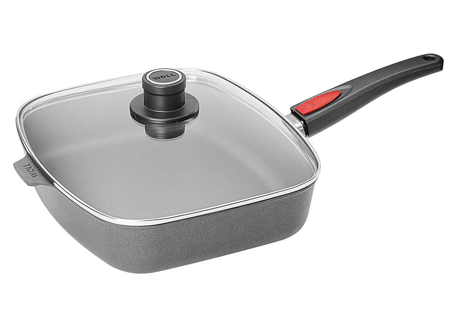 Bratpfanne Nowo Titanium Induction eckig 26x26x6,5cm 2teilig