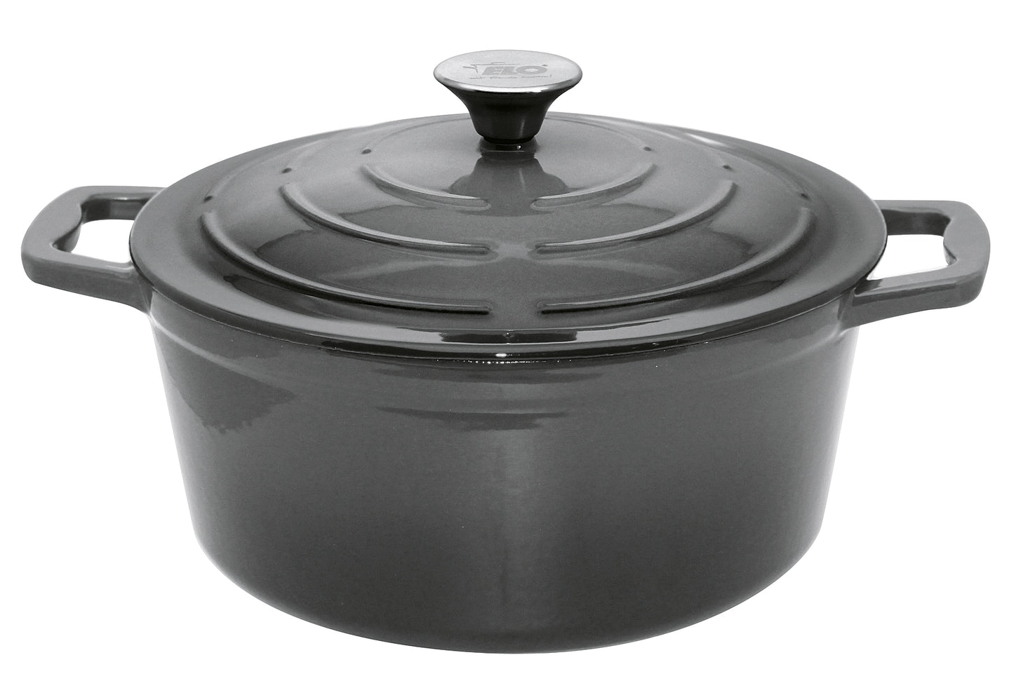 Topf Gusseisen Ø26cm grau