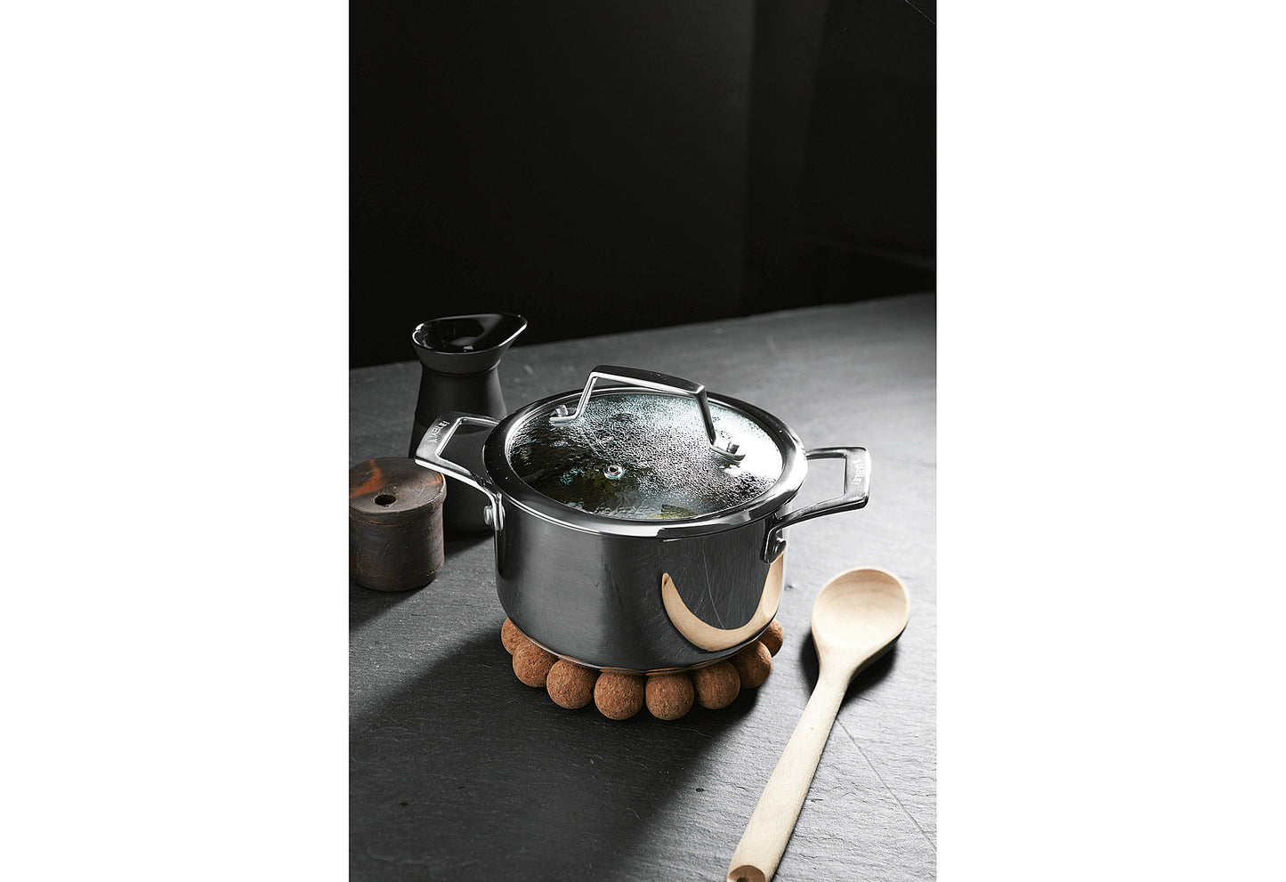 Kochtopf mit Glasdeckel 1,5l 16cm Profi Gourmet