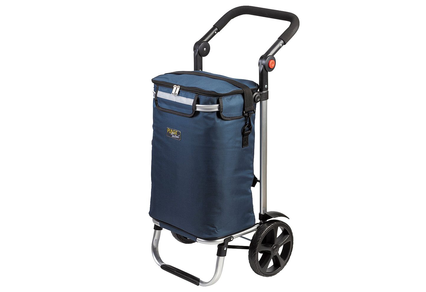 Einkaufstrolley mit Kühlfach 45l 46x95x36cm marineblau