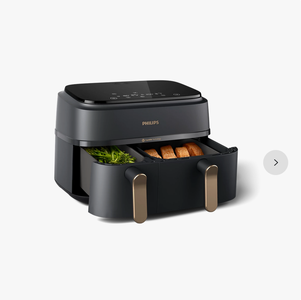 Philips Heißluftfritteuse HD9870/20 Airfryer Premium XXXL