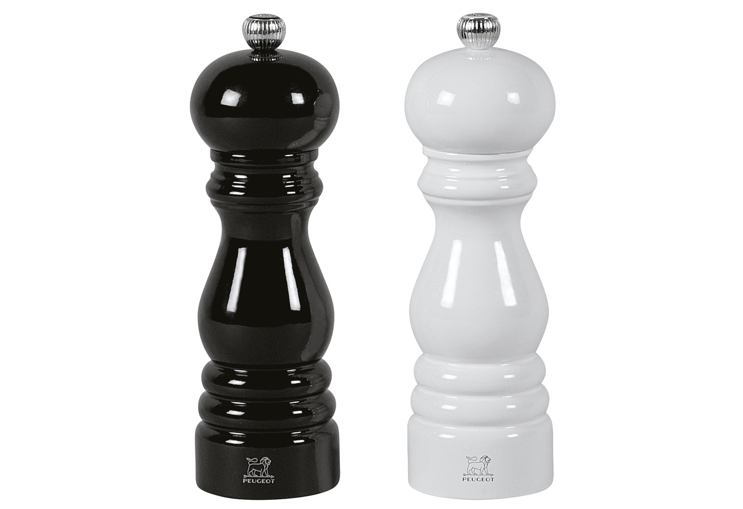 Pfeffer- und Salzmühlenset Paris Duo schwarz/weiß 18cm