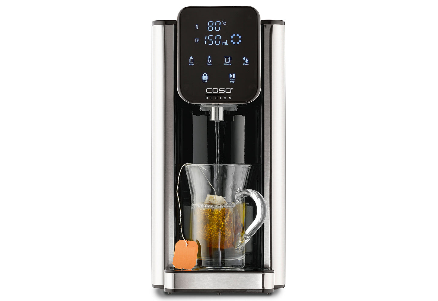 Heißwasserspender HOT 7 2600W Edelstahl/schwarz
