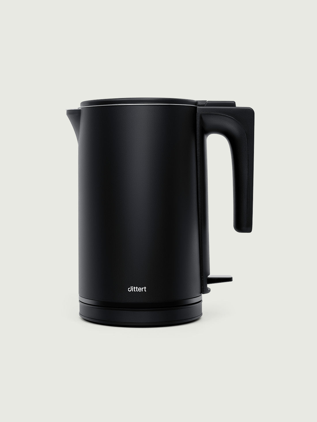 Wasserkocher 1,5l 2200W doppelwandiger Edelstahlkessel lackiert dittert dark