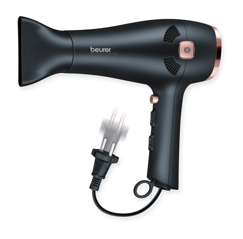 Haartrockner HC55 2000W mit Kabeleinzug schwarz
