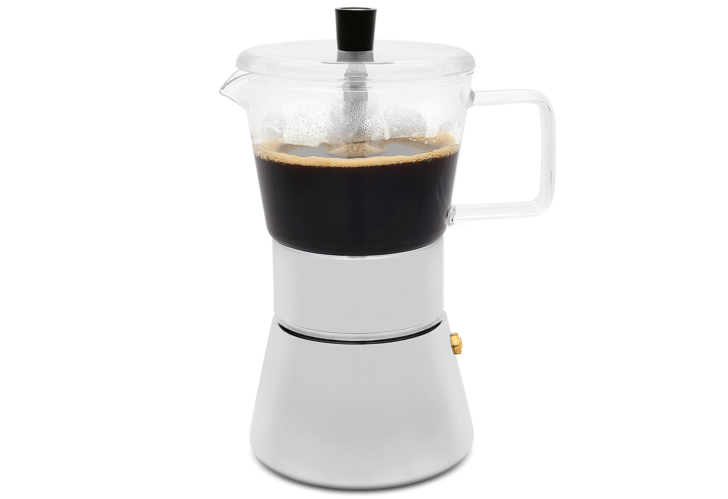 Espressokocher Otto 4 Tassen Glas