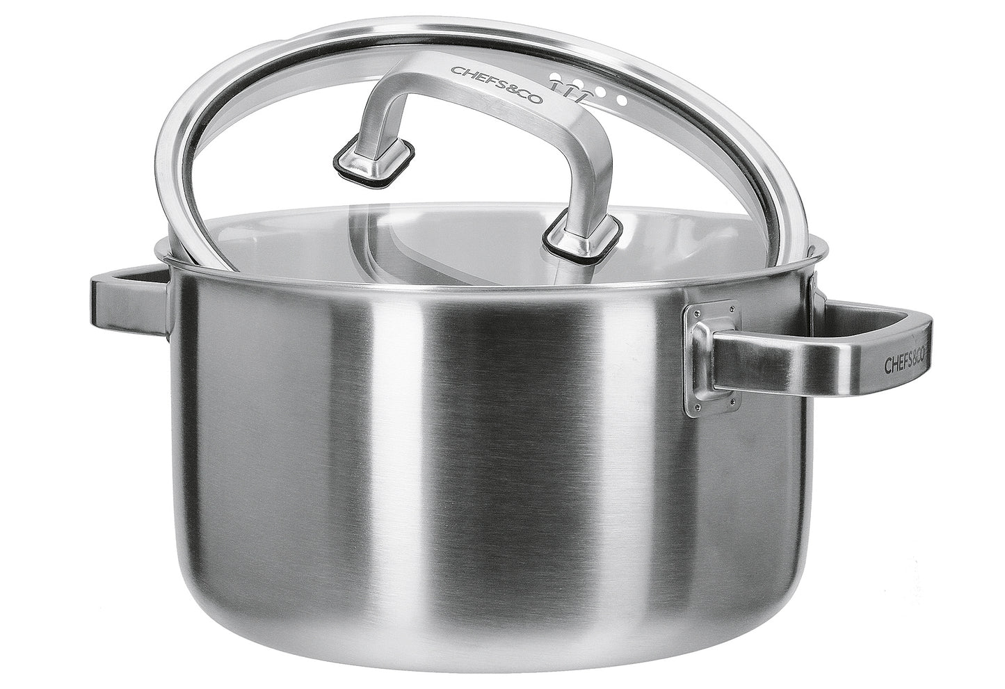Kochtopf hoch mit Glasdeckel 6,0l 24cm Excellence Gourmet