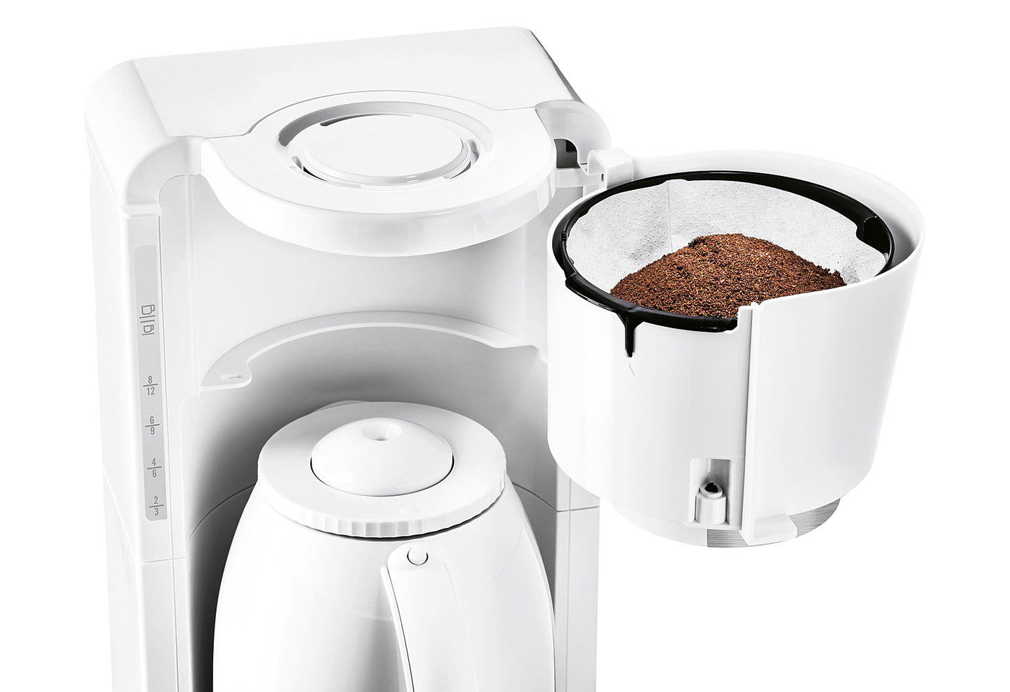 Kaffeemaschine CT 3801 Isolierkanne 8 - 12 Tassen (1,25 l) 850 Watt weiß