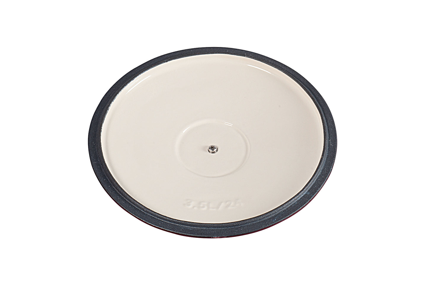 Bräter Calido 4l 11,5cm Ø24cm rot/beige