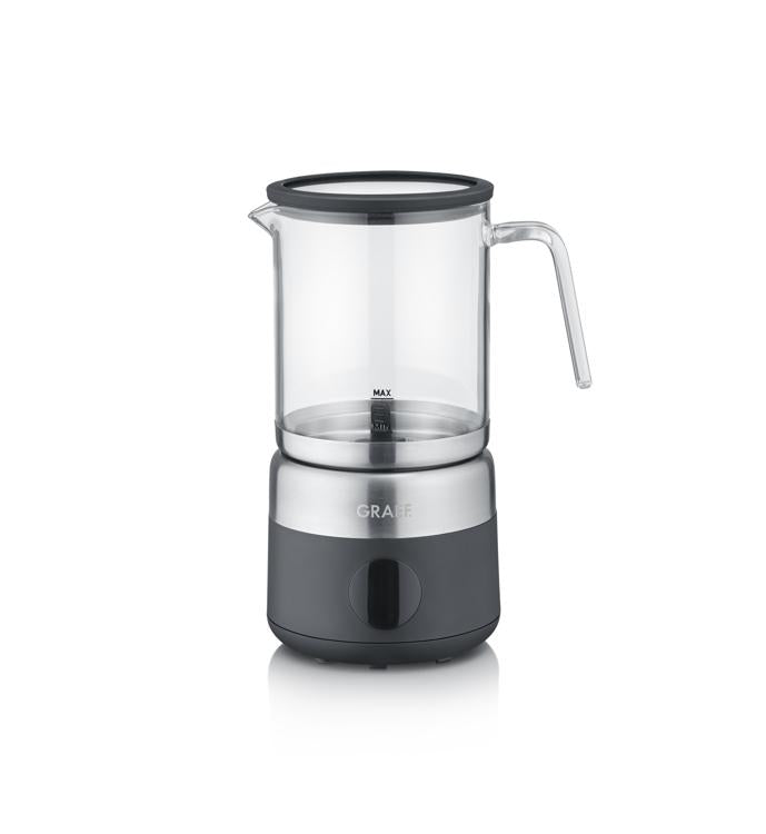 MS802EU Milschaufschäumer 250ml Glas schwarz