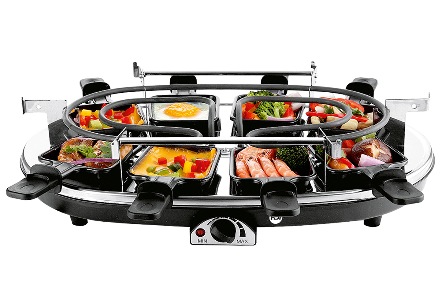 Raclettegrill oval 8 Personen