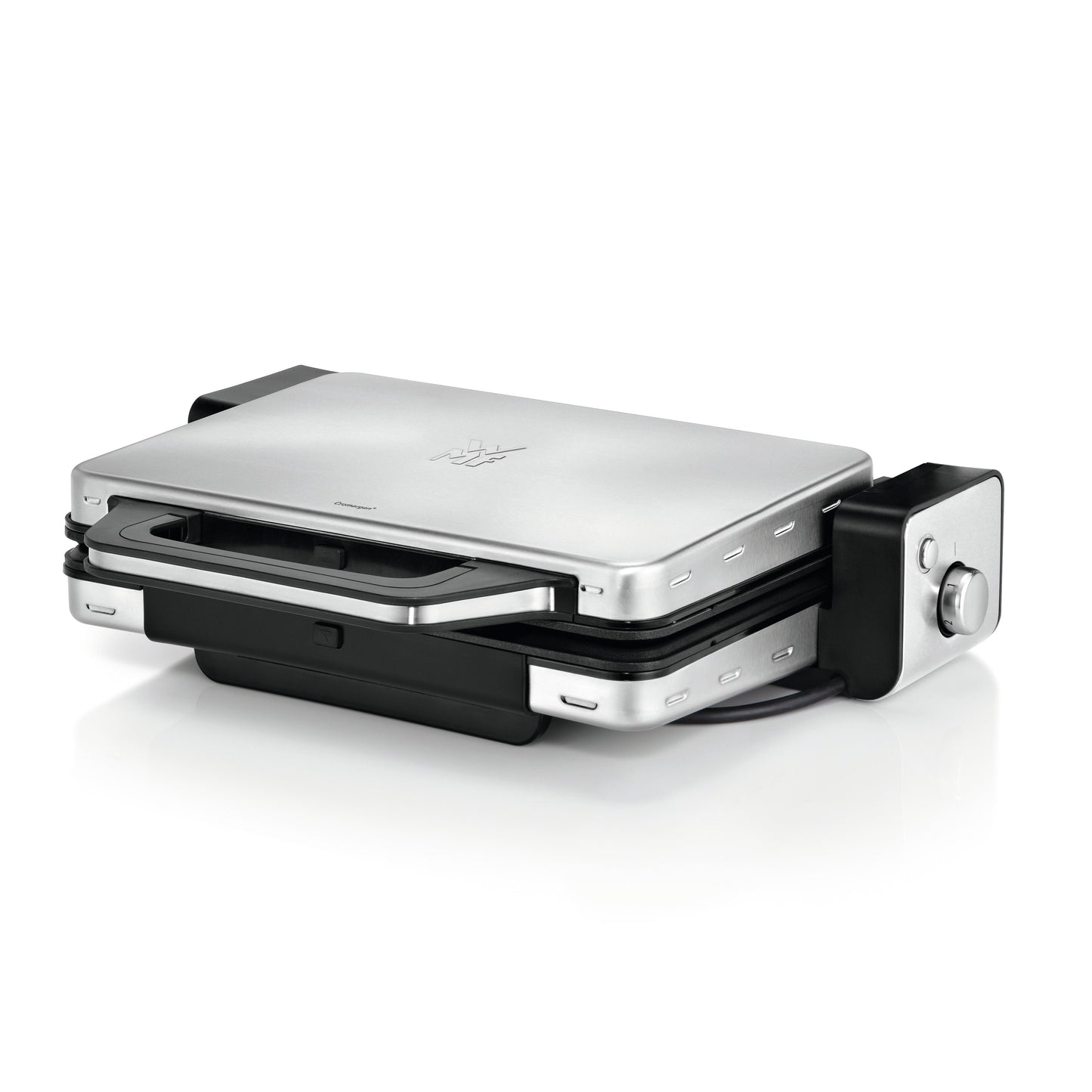Kontaktgrill Lono 2 Aluminium-Gussplatten 2100 Watt Cromargan matt