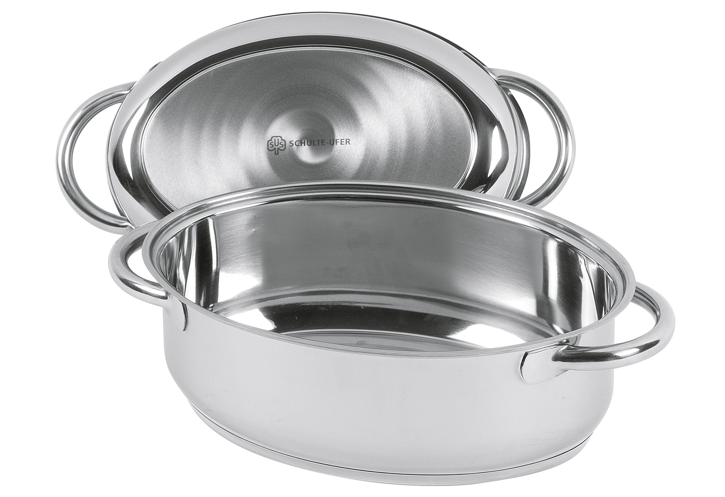 Multibräter oval 4,5 l Ø30cm Edelstahl