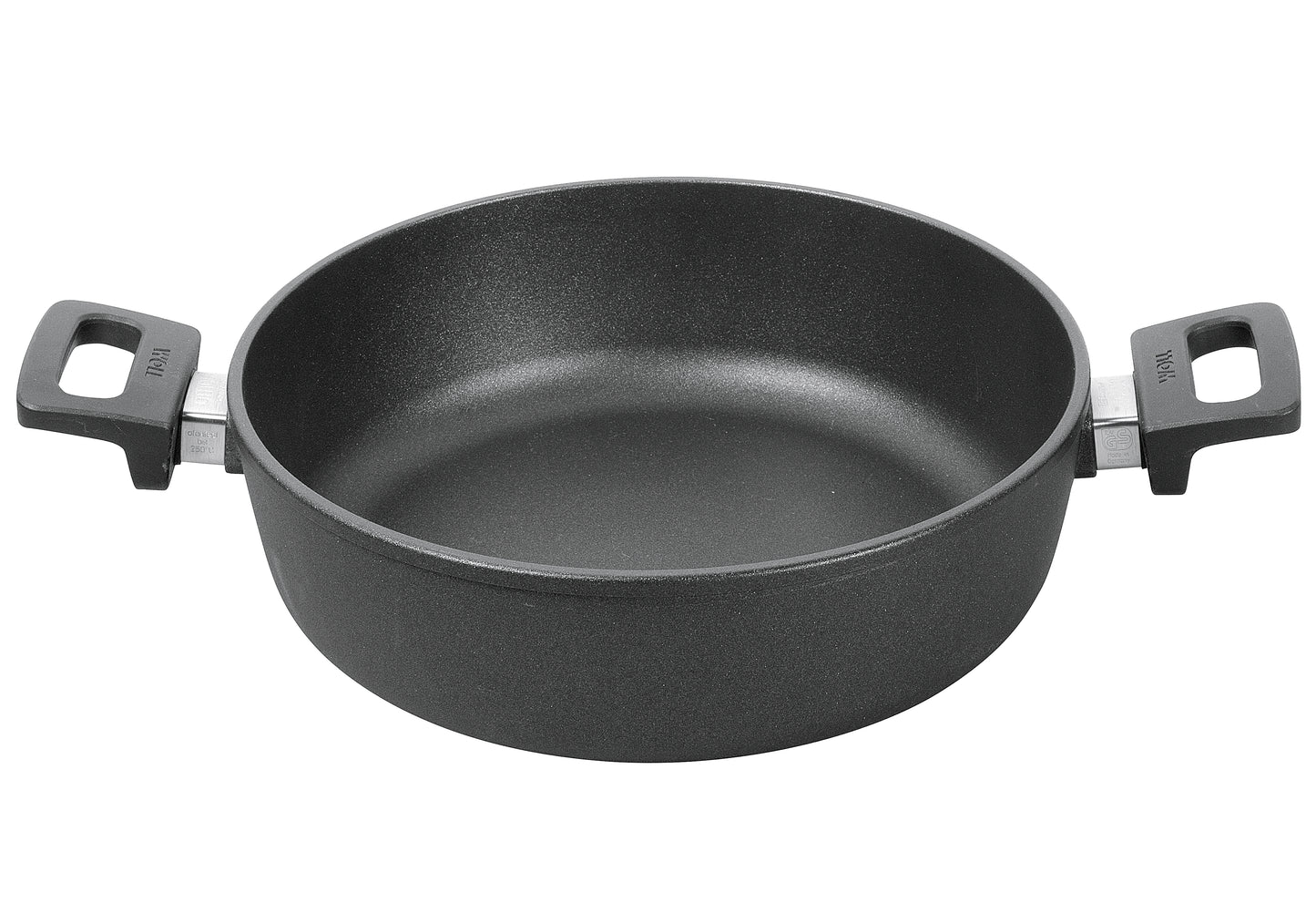 Guss-Kasserolle Titanium Nowo 2 Seitengriffe 4,5l 8cm Ø28cm