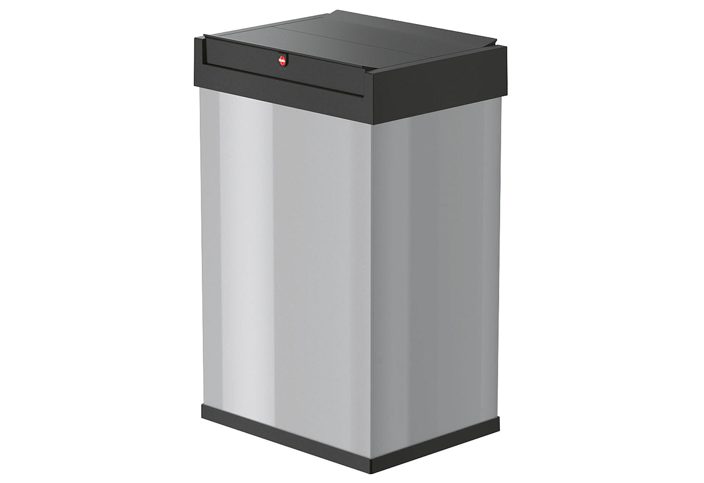 Abfallbehälter mit Schwingdeckel Big-Box Swing L 35l silber