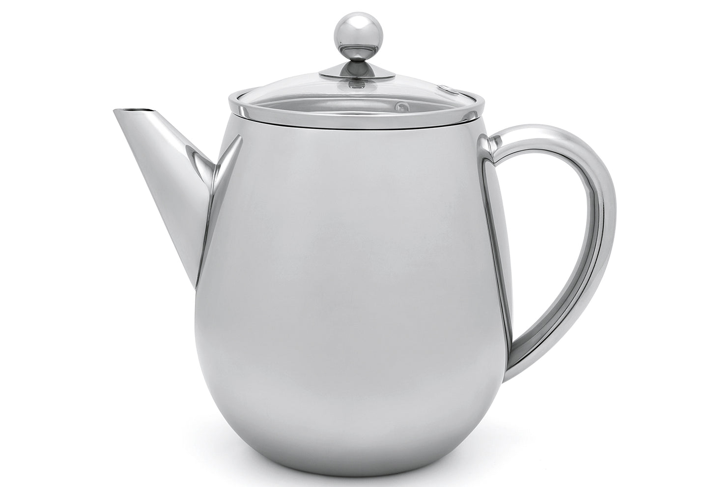 Teekanne Duet Eva 1,1l Edelstahl poliert