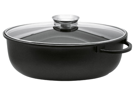 Alucast Bräter oval Elodur Select schwarz matt