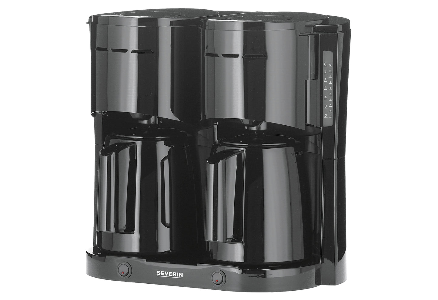 Filterkaffeemaschine Duo KA9315 1000W 8 Tassen Thermokanne schwarz