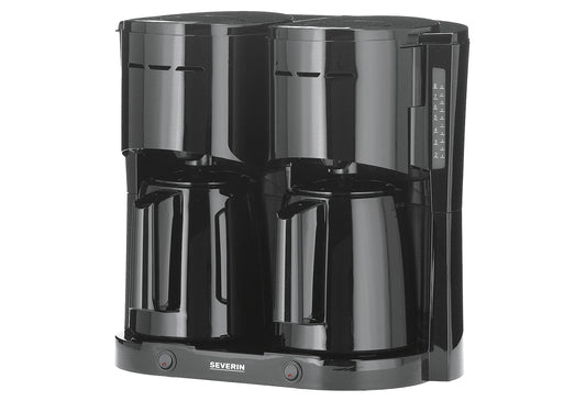 Filterkaffeemaschine Duo KA9315 1000W 8 Tassen Thermokanne schwarz