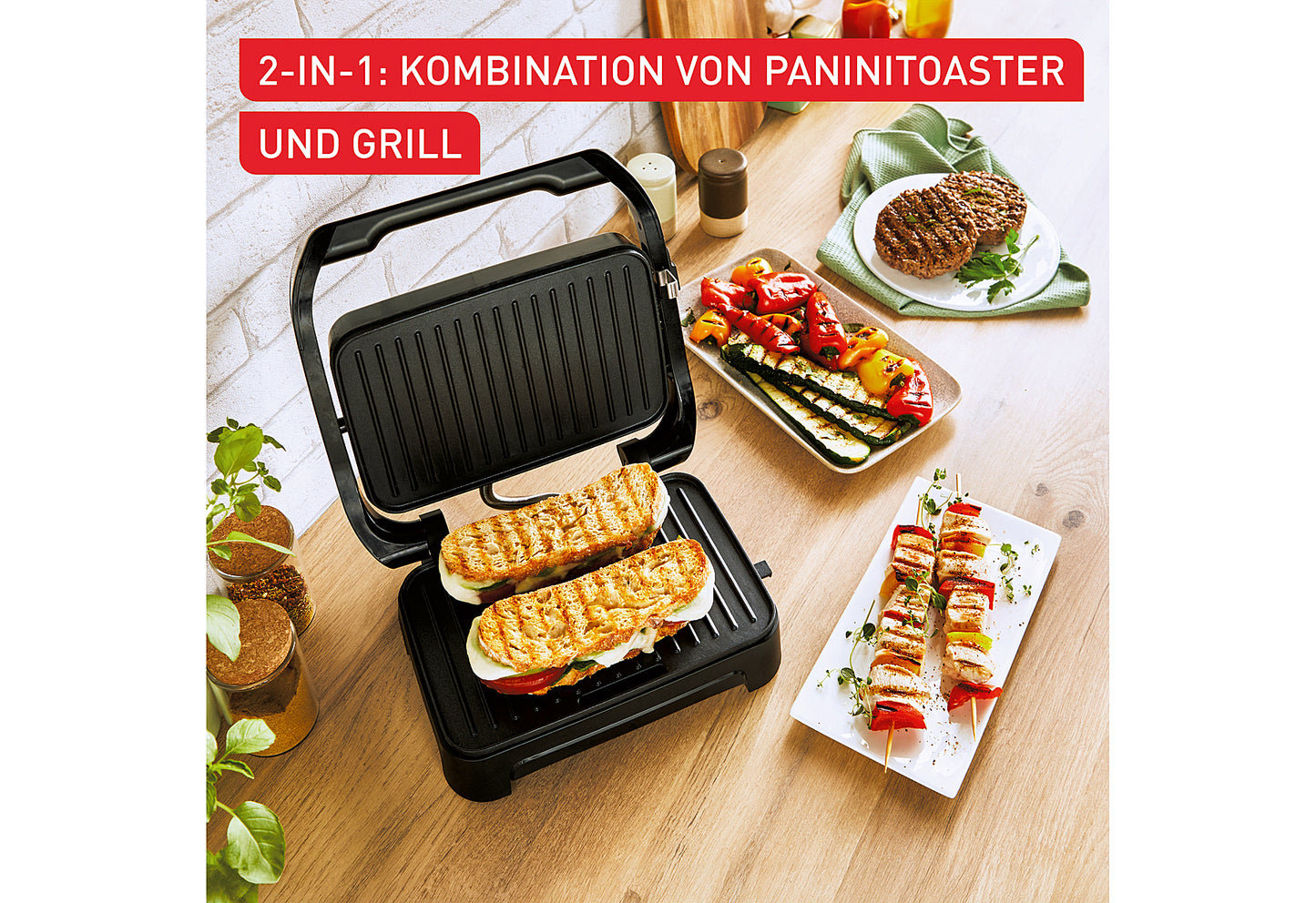 GC270D Kontaktgrill Inicio Compact