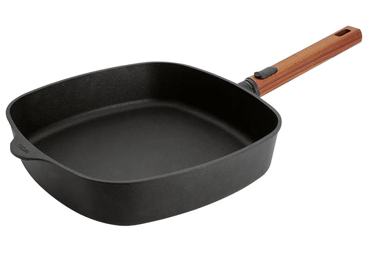 Guss-Viereckpfanne Eco Logic Induktion 28x28cm H6,5cm 3,5l