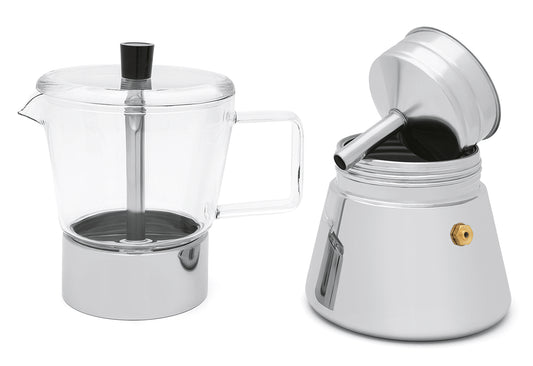 Espressokocher Otto 4 Tassen Glas