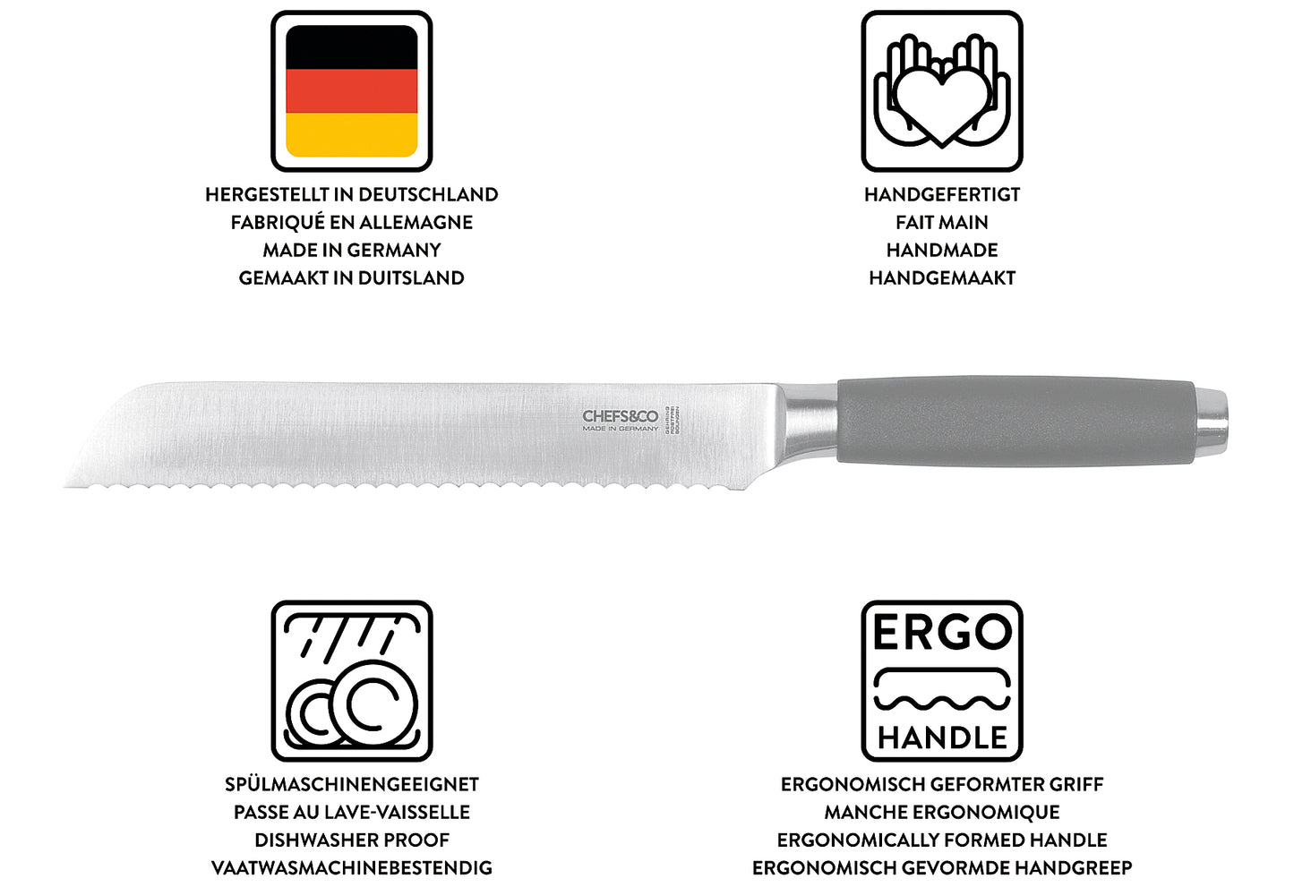 Brotmesser 20cm Profi Line