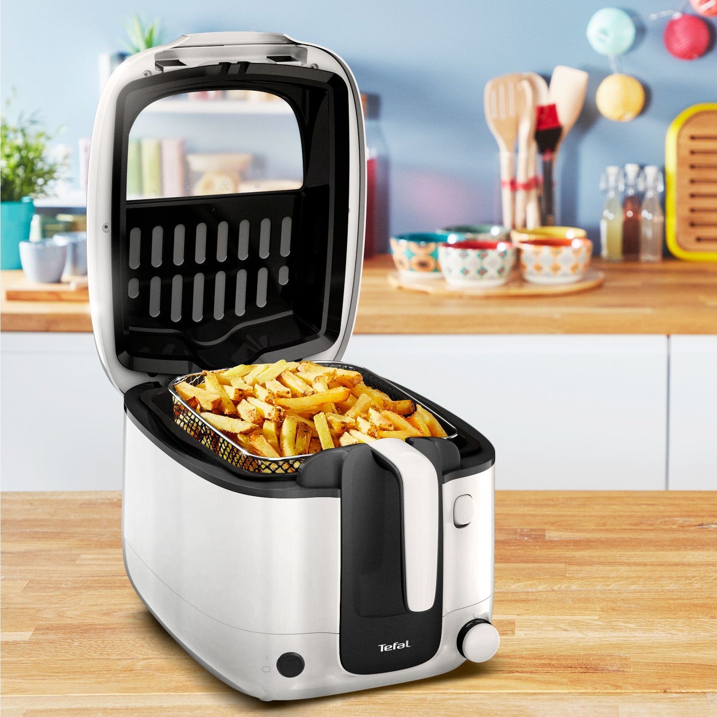 FR3101 Fritteuse Super Uno 1,5kg 1800W weiß/schwarz