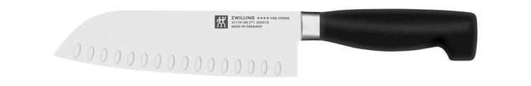 Santoku mit Kullen Vier Sterne**** 18cm