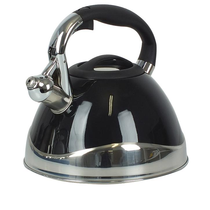 Wasserkessel Varus 18/10 3 L Ø22cm schwarz