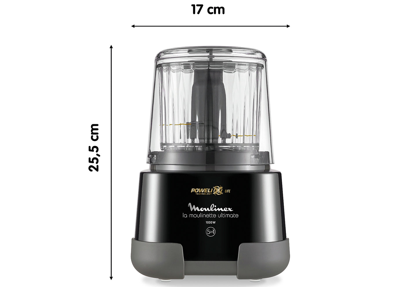 Zerkleinerer DP8108 Moulinette Ultimate 1000W schwarz