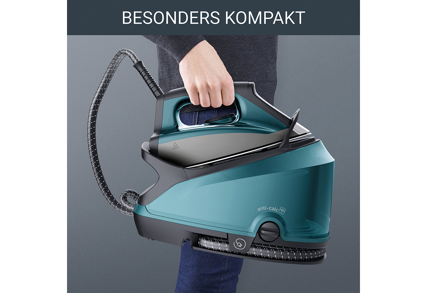 Dampfgenerator DG7623 Compact Steam Pro 2200W blau/schwarz