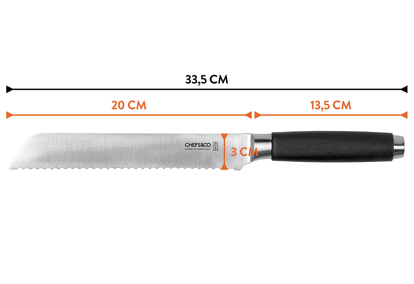 Brotmesser 20cm Profi Line
