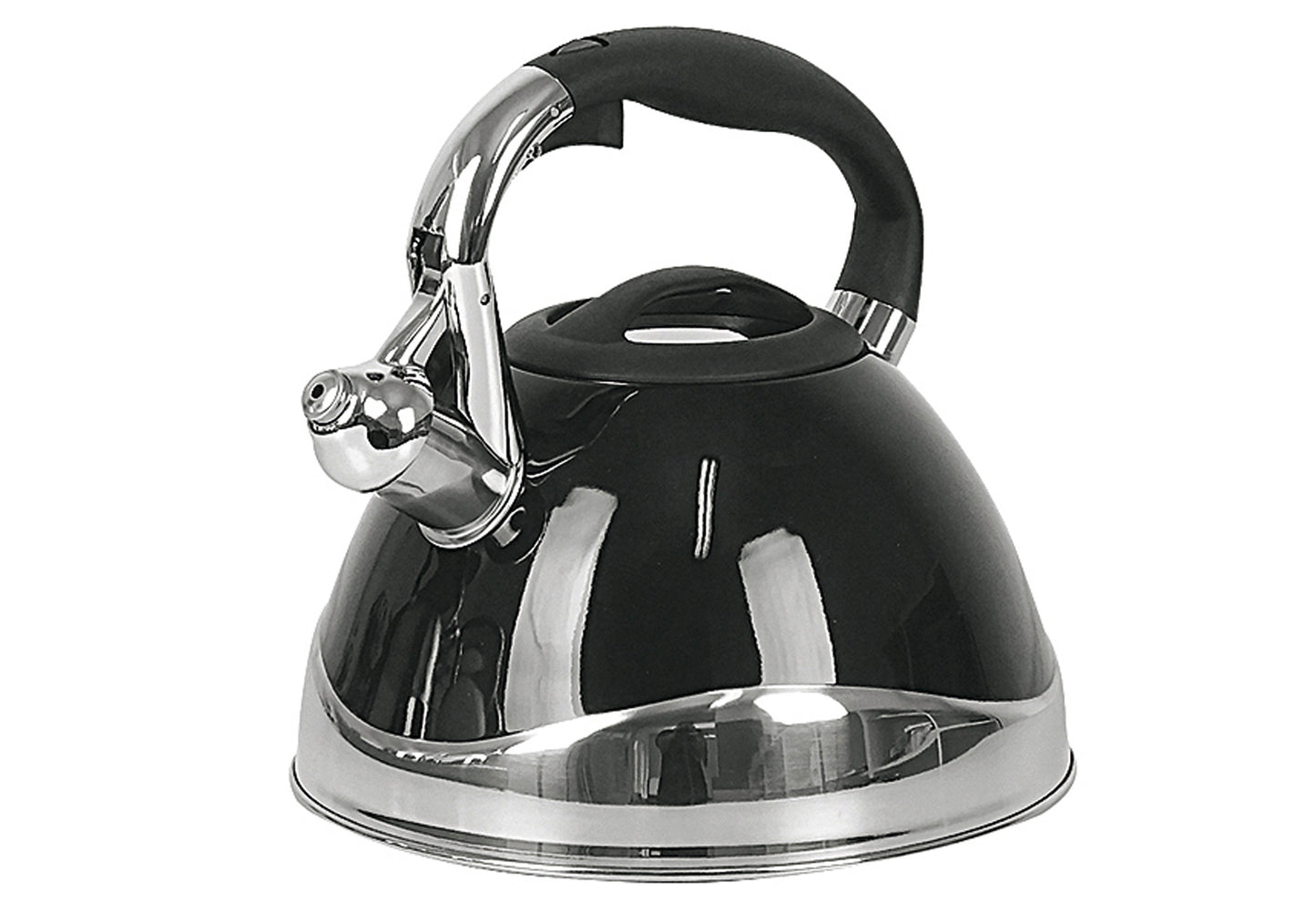 Wasserkessel Varus 18/10 3 L Ø22cm schwarz