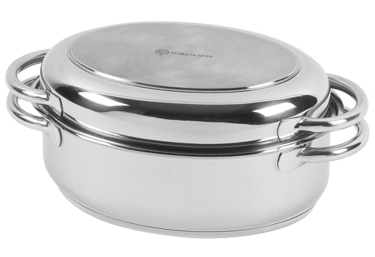 Multibräter oval 4,5 l Ø30cm Edelstahl