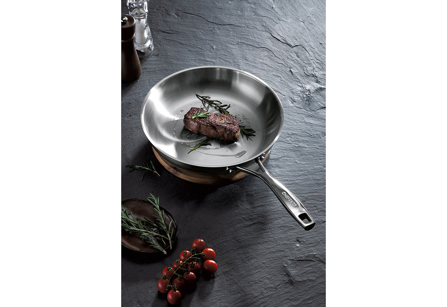 Bratpfanne unbeschichtet 28cm Profi Gourmet