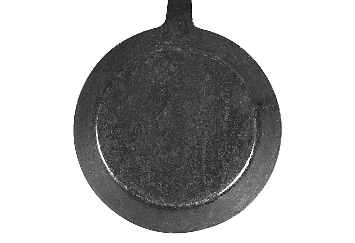 Bratpfanne freiform-warmgeschmiedet mit flachem Hakenstiel Ø28cm schwarz