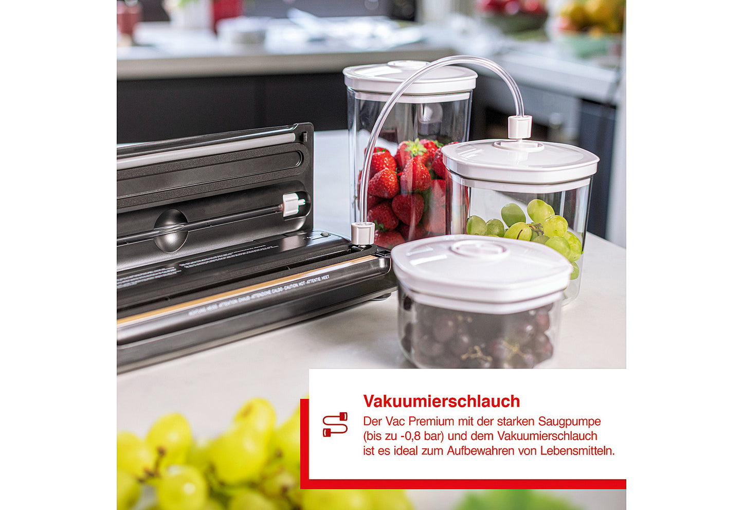 Vakuumiergerät 574 Premium mit Onpack Folienrolle