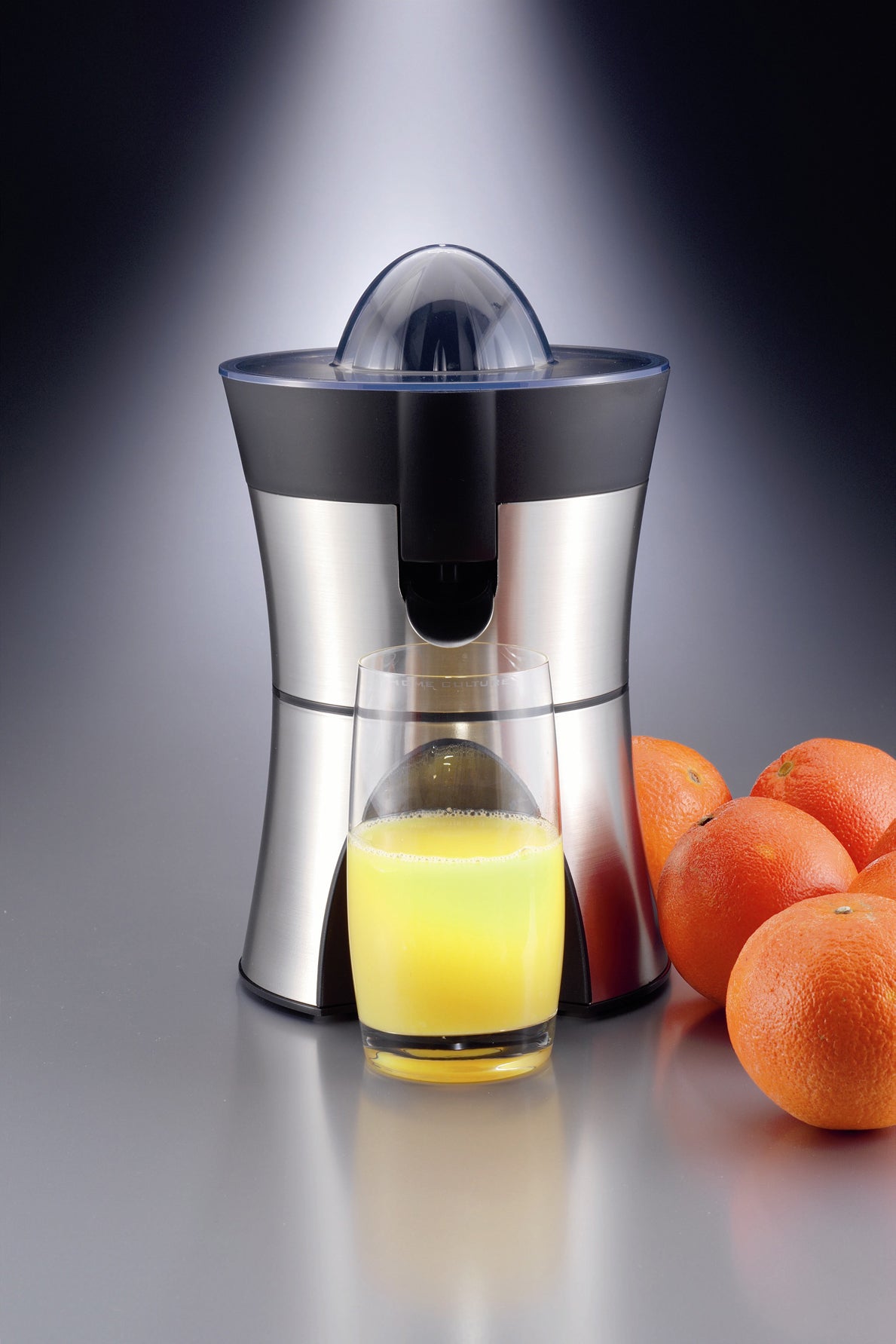 Zitruspresse 41138 Edelstahlgehäuse 100 W schwarz