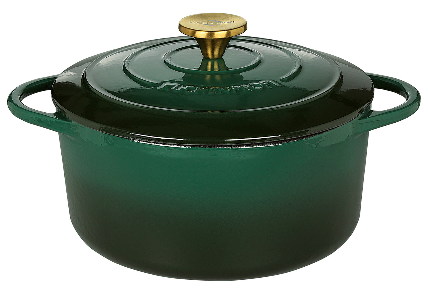 Bratentopf Provence rund 24cm racing green