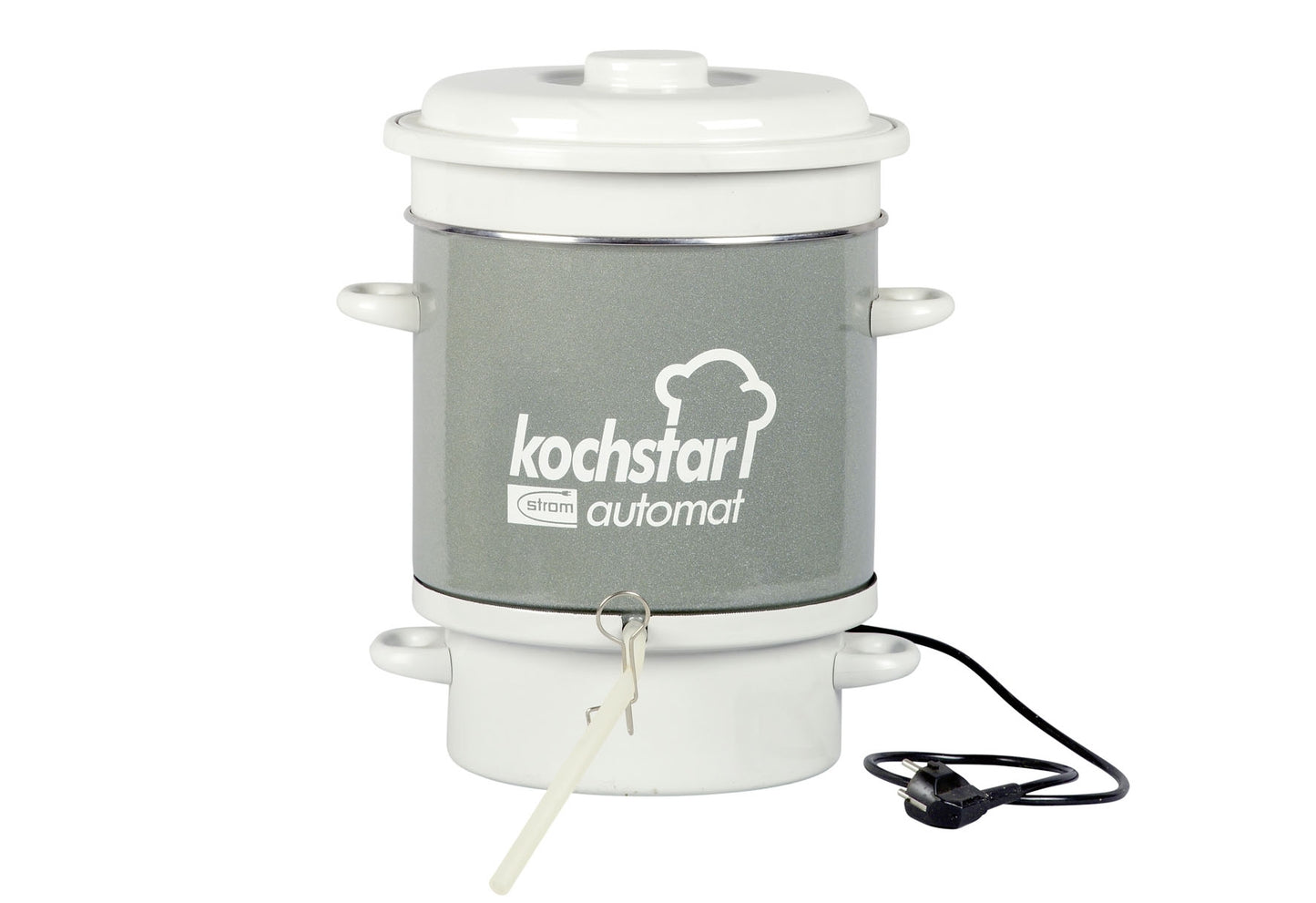Entsafter Elektro 8 kg Ø26cm grau/weiß