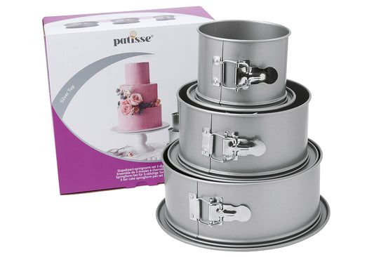 Springform Set ( Ø12cm,18cm,22cm H8,5cm) für 3-stöckige Torte
